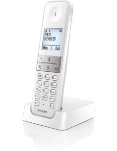 Philips D4701W 34 teléfono Teléfono DECT Identificador de llamadas Blanco