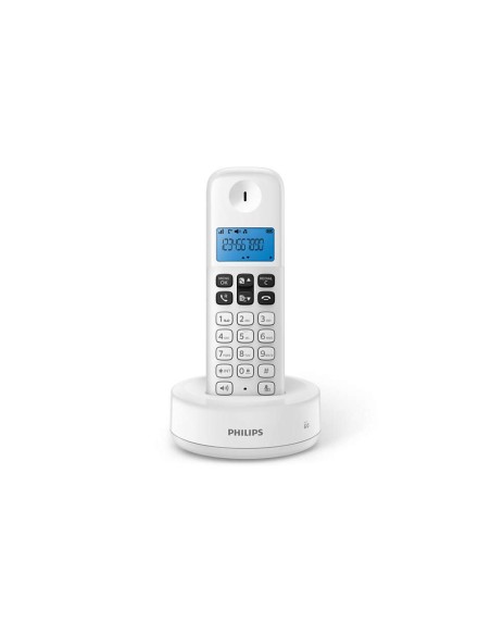 Philips D1611W 34 teléfono Teléfono DECT Identificador de llamadas Blanco