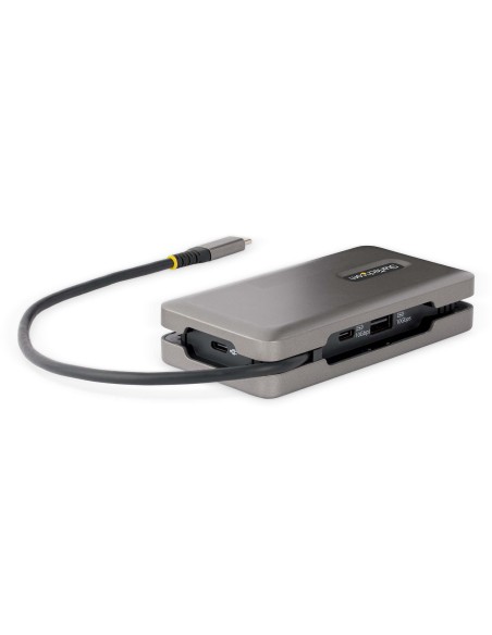 StarTech.com Adaptador Multipuertos USB-C - HDMI 4K a 60Hz VGA - Hub Ladrón USB de 3 Puertos - Power Delivery de Paso de 100W - 