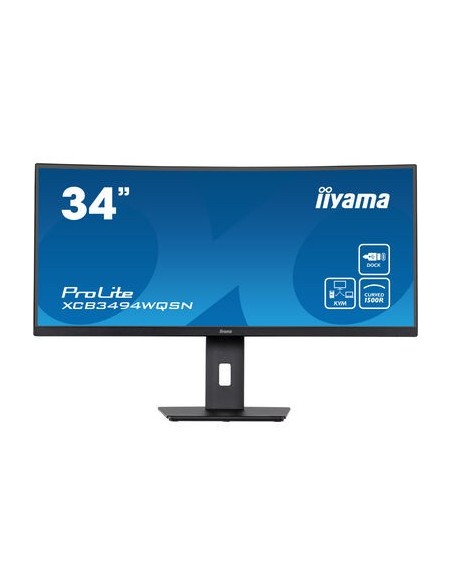 iiyama ProLite XCB3494WQSN-B5 LED display 86,4 cm (34") 3440 x 1440 Pixeles UltraWide Quad HD Negro