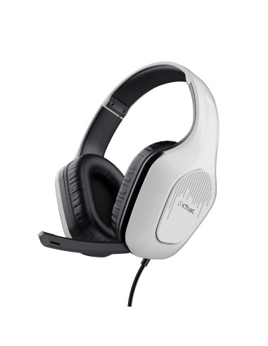 Trust GXT 415W Zirox Auriculares Alámbrico Diadema Juego Blanco