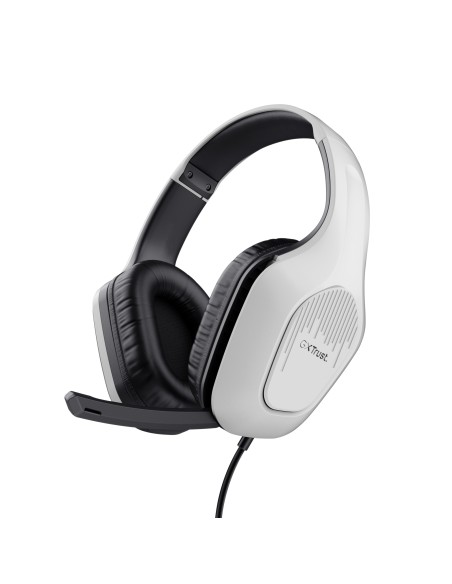 Trust GXT 415W Zirox Auriculares Alámbrico Diadema Juego Blanco
