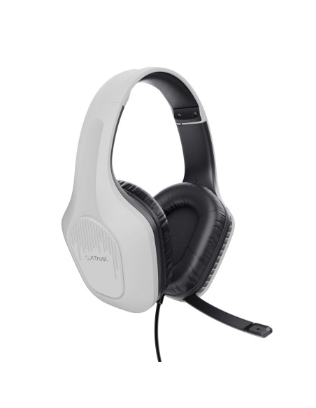 Trust GXT 415W Zirox Auriculares Alámbrico Diadema Juego Blanco