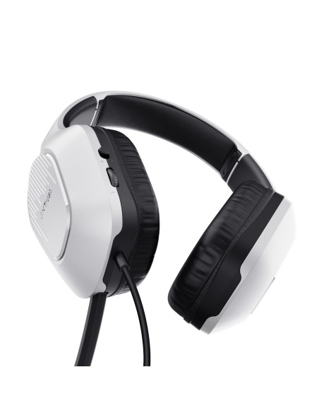 Trust GXT 415W Zirox Auriculares Alámbrico Diadema Juego Blanco