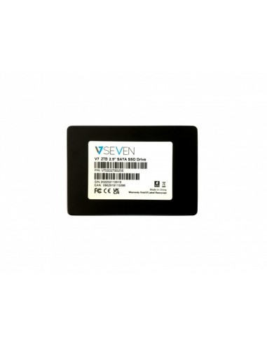 V7 V7SSD2TBS25E unidad de estado sólido 2.5" 2 TB Serial ATA III 3D TLC