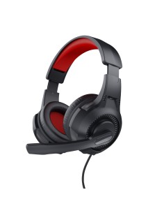Trust 24785 auricular y casco Auriculares Alámbrico Diadema Juego Negro, Rojo