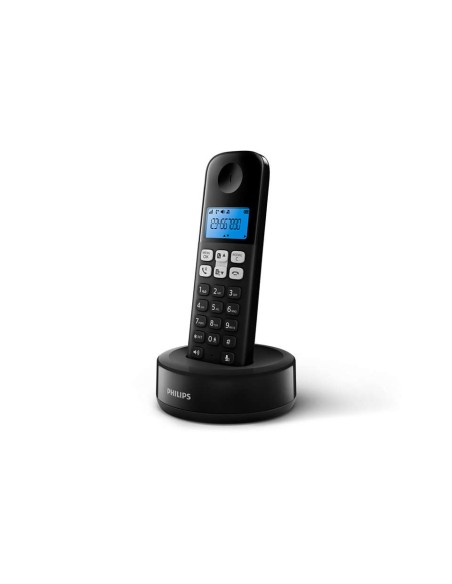 Philips D1611B 34 teléfono Teléfono DECT Identificador de llamadas Negro