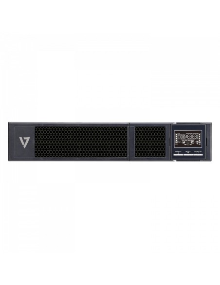 V7 UPS2URM3000DC-NC-1E sistema de alimentación ininterrumpida (UPS) Doble conversión (en lÍ­nea) 3 kVA 3000 W 8 salidas AC