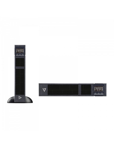 V7 UPS2URM3000DC-NC-1E sistema de alimentación ininterrumpida (UPS) Doble conversión (en lÍ­nea) 3 kVA 3000 W 8 salidas AC