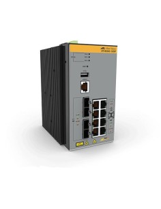 Allied Telesis AT-IE340-12GP-80 Gestionado L3 Gigabit Ethernet (10 100 1000) EnergÍ­a sobre Ethernet (PoE) Gris