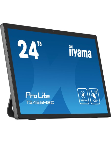 iiyama T2455MSC-B1 pantalla de señalización Pantalla plana para señalización digital 61 cm (24") LED 400 cd   m² Full HD Negro P