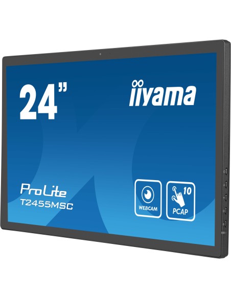 iiyama T2455MSC-B1 pantalla de señalización Pantalla plana para señalización digital 61 cm (24") LED 400 cd   m² Full HD Negro P