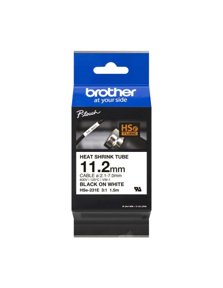 Brother HSE231E cinta para impresora Negro