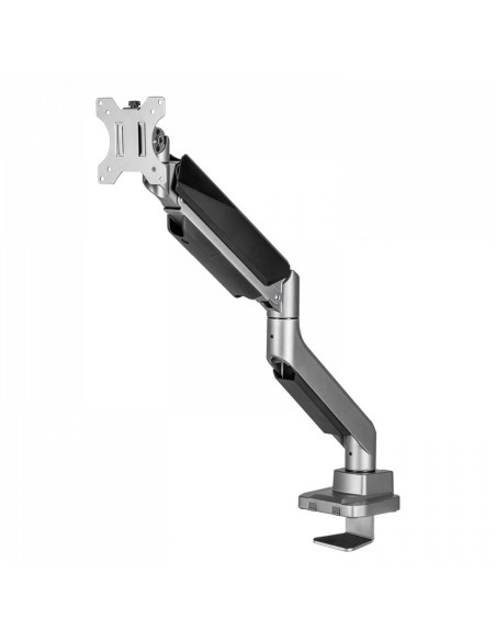 V7 DM1HDS soporte para monitor 124,5 cm (49") Negro, Plata Escritorio