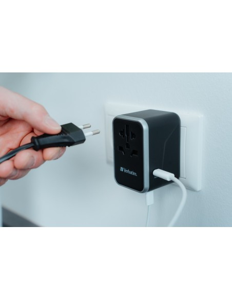 Verbatim 49546 adaptador de enchufe eléctrico Universal