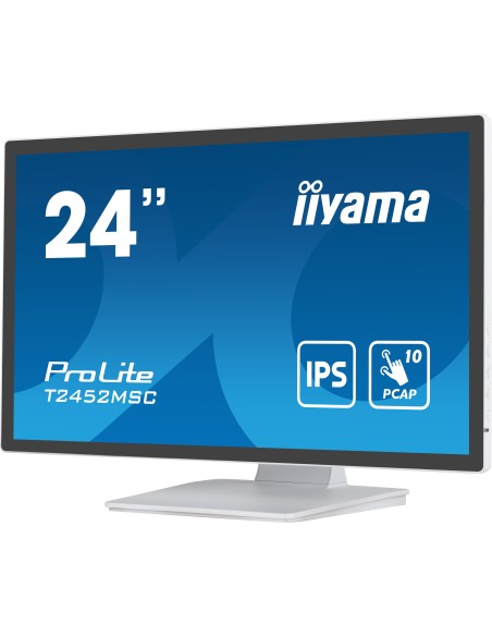 iiyama ProLite 23.8" Blanco Monitor táctil