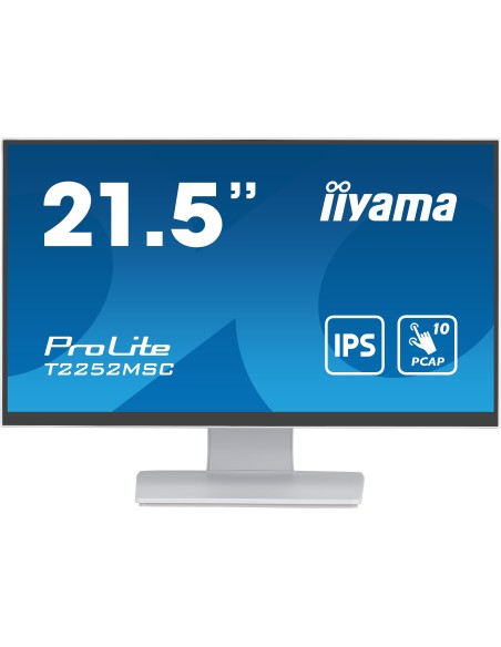 iiyama ProLite 21.5" Blanco Monitor táctil