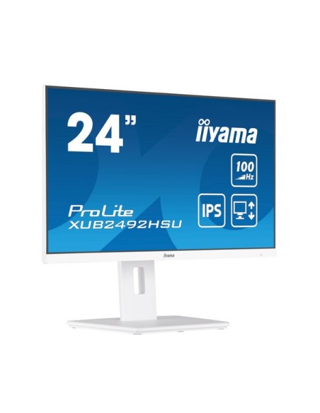 iiyama XUB2492HSU-W6 23.8" Full HD LED Blanco Monitor