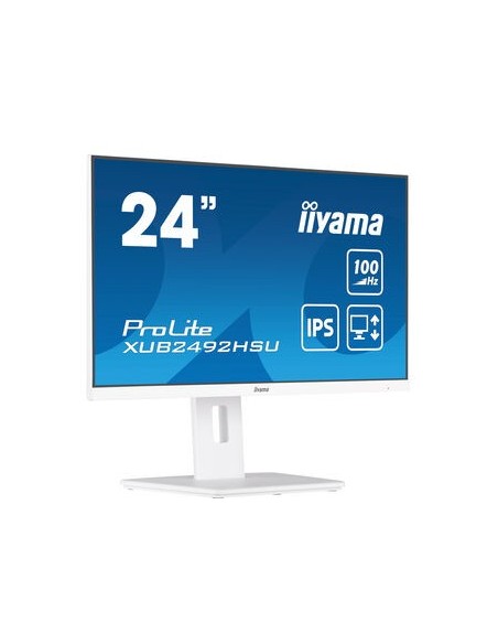iiyama XUB2492HSU-W6 23.8" Full HD LED Blanco Monitor