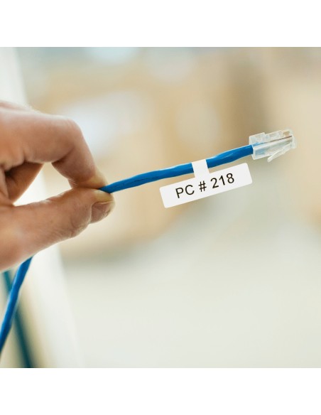 Brother FLe-2511 cinta para impresora de etiquetas Negro sobre blanco