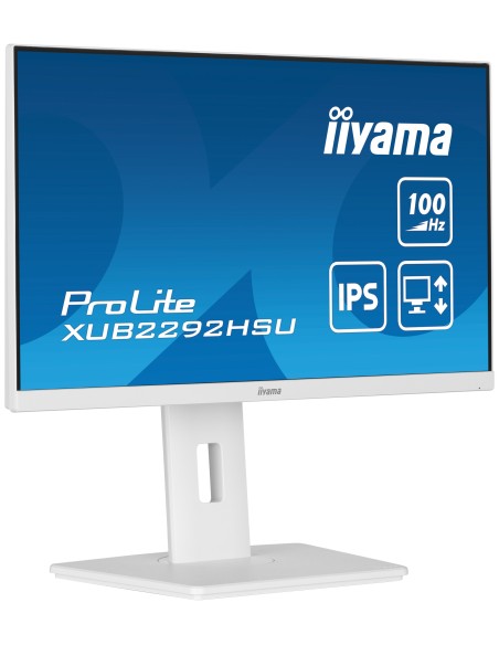 iiyama ProLite XUB2292HSU-W6 21.5" 1920 x 1080 Pixeles Full HD LED Blanco Monitor