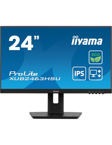 iiyama ProLite XUB2463HSU-B1 24" 1920 x 1080 Pixeles Full HD LED Negro Monitor