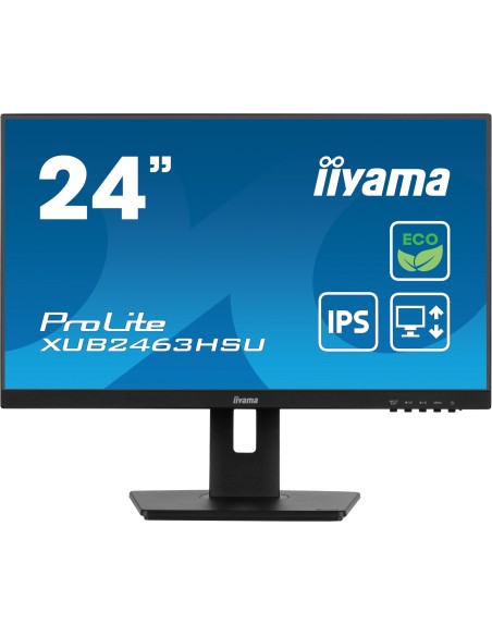 iiyama ProLite XUB2463HSU-B1 24" 1920 x 1080 Pixeles Full HD LED Negro Monitor