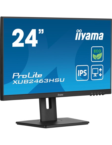 iiyama ProLite XUB2463HSU-B1 24" 1920 x 1080 Pixeles Full HD LED Negro Monitor