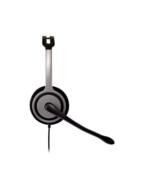 V7 HA212-2EP auricular y casco Auriculares Alámbrico Diadema Llamadas Música Negro, Plata