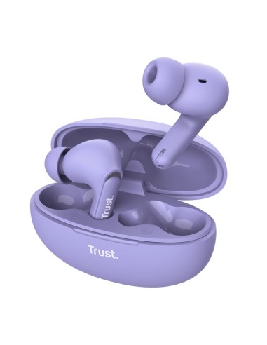 Trust Yavi Auriculares True Wireless Stereo (TWS) Dentro de oÍ­do Llamadas Música USB Tipo C Bluetooth Púrpura