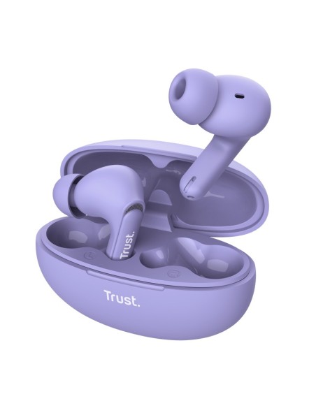 Trust Yavi Auriculares True Wireless Stereo (TWS) Dentro de oÍ­do Llamadas Música USB Tipo C Bluetooth Púrpura