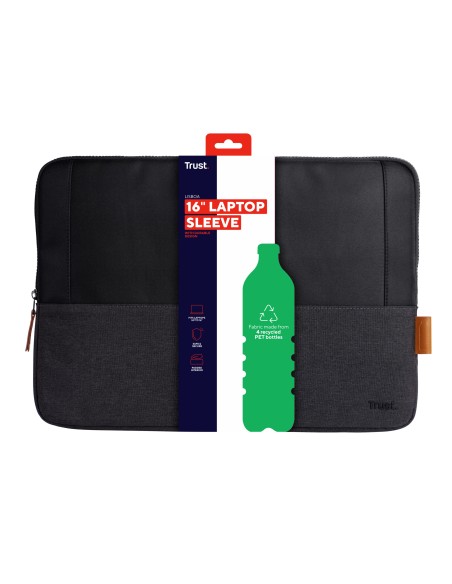 Trust Lisboa 40,6 cm (16") Funda Negro