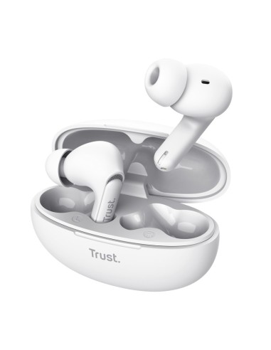 Trust Yavi Auriculares True Wireless Stereo (TWS) Dentro de oÍ­do Llamadas Música USB Tipo C Bluetooth Blanco