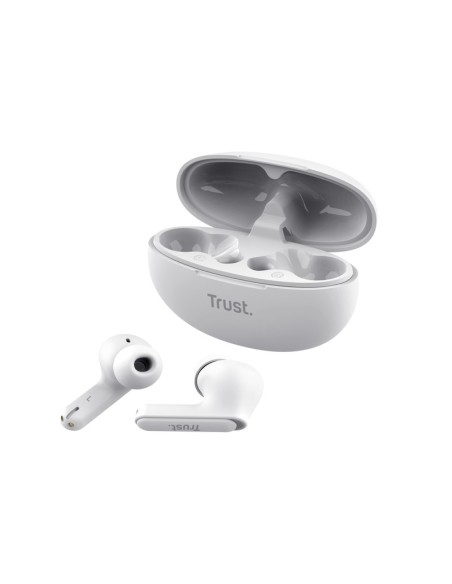 Trust Yavi Auriculares True Wireless Stereo (TWS) Dentro de oÍ­do Llamadas Música USB Tipo C Bluetooth Blanco