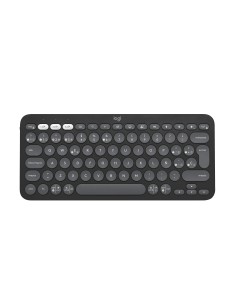 Logitech Pebble Keys 2 K380s teclado RF Wireless + Bluetooth QWERTY Español Grafito