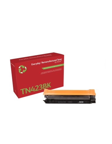 Everyday Tóner ? Negro remanufacturado de Xerox es compatible con Brother TN423BK, High capacity