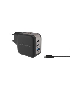 Conceptronic ALTHEA17B cargador de dispositivo móvil Universal Negro Corriente alterna Carga rápida Interior