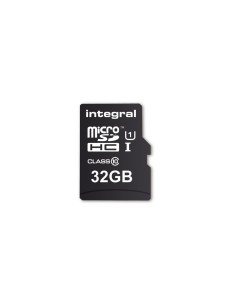 Memoria microsd integral flash 32gb UHS-I negro blanco INTF1032GB