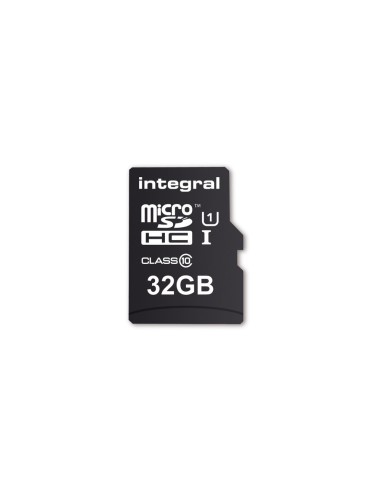 Memoria microsd integral flash 32gb UHS-I negro blanco INTF1032GB