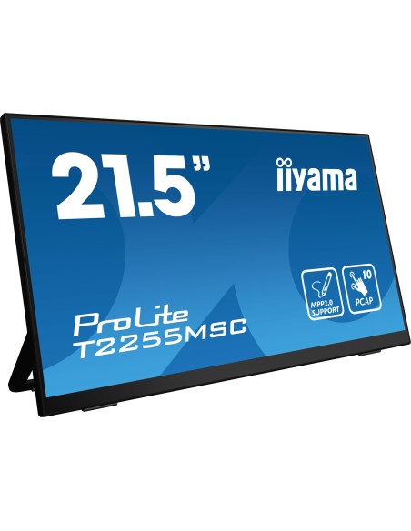 iiyama ProLite T2255MSC-B1 pantalla para PC 54,6 cm (21.5") 1920 x 1080 Pixeles Full HD LCD Pantalla táctil Negro