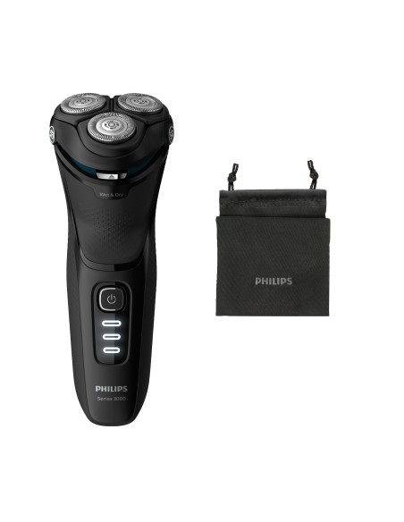 Philips 3000 series Afeitadora eléctrica en seco o húmedo, Series 3000