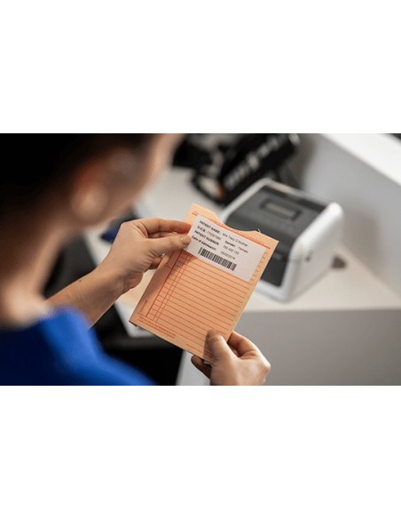 Brother BDE-1J026076-102 Blanco Etiqueta para impresora autoadhesiva