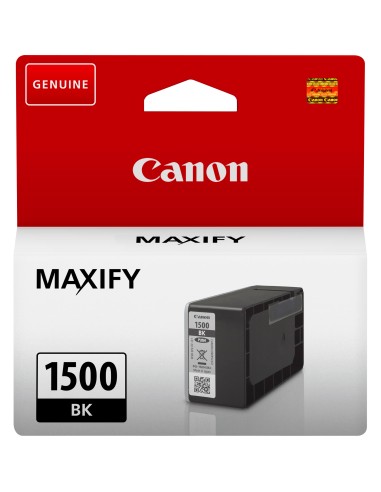 Cartucho canon PGI-1500BK original 12.4ml negro compatible segun especificaciones 9218B001
