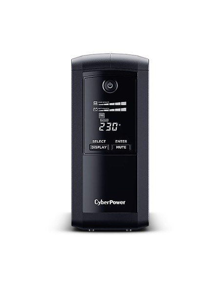 CyberPower VP1000ELCD sistema de alimentacion ininterrumpida (UPS) Linea interactiva 1000 VA 550 W 3 salidas AC
