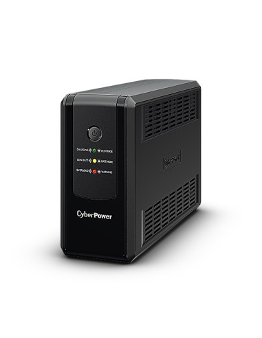 CyberPower sistema de alimentación ininterrumpida (UPS) LÍ­nea interactiva 650 VA 360 W 3 salidas AC Negro