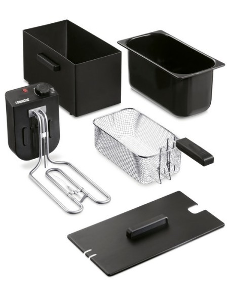 Princess 182727 Freidora black fryer 2000w capacidad 3l negro