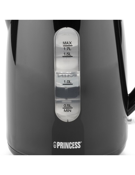 Princess 236017 Hervidora de agua black style 2200w capacidad 1.7L negro