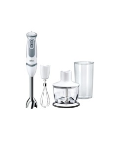Braun Batidora de vaso 1000 W 0,5 L Gris, Blanco