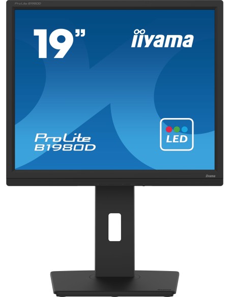 iiyama ProLite B1980D-B5 pantalla para PC 48,3 cm (19") 1280 x 1024 Pixeles SXGA LCD Negro