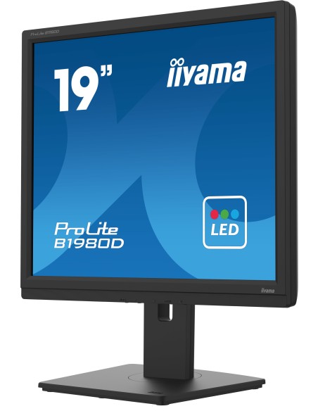 iiyama ProLite B1980D-B5 pantalla para PC 48,3 cm (19") 1280 x 1024 Pixeles SXGA LCD Negro